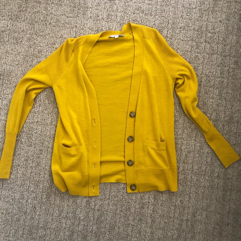 Gold LOFT cardigan!